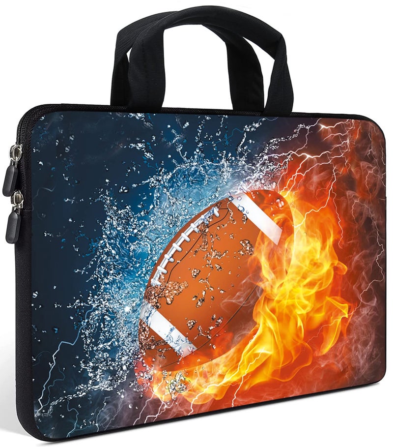 AMARY Laptop case11.6 12" inch Laptop Sleeve Neoprene Notebook Carrying Pouch Chromebook Sleeve Ultrabook Case Tablet Cover Fit Apple MacBook Air HP DELL Lenovo Asus Samsung (Football) - Image 1